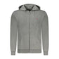 Grigio Poliammide Mens Cardigan
