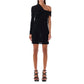 Black Viscose Casual Dress