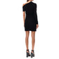 Black Viscose Casual Dress
