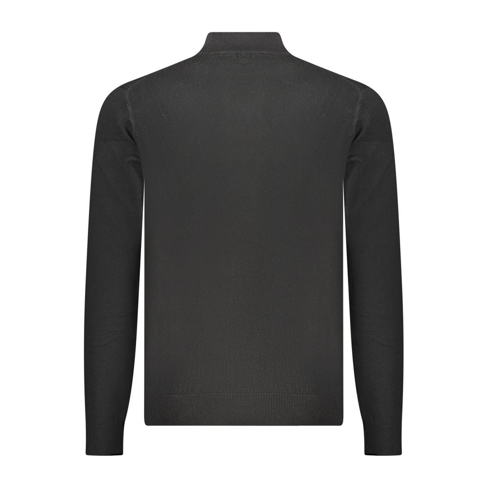 Black Wool Men's Sweater