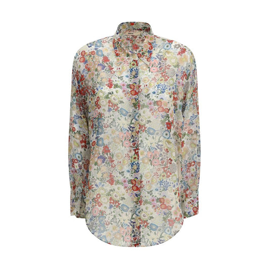 Multicolor Silk Pattern Shirt