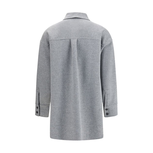 Gray Wool Shirt