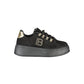 Black Polyester Sneaker