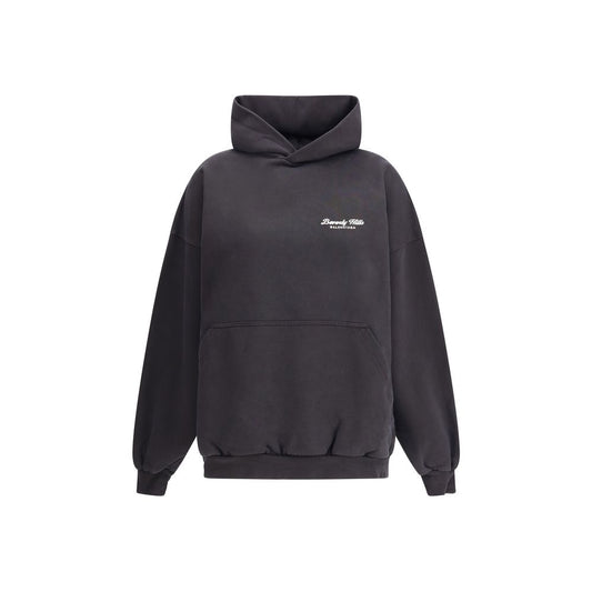 Black Cotton Sweatshirt