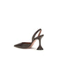 Brown Calf Leather Bos Taurus High Heel Pumps