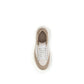 Cream Calf Leather Bos Taurus Platform Sneakers
