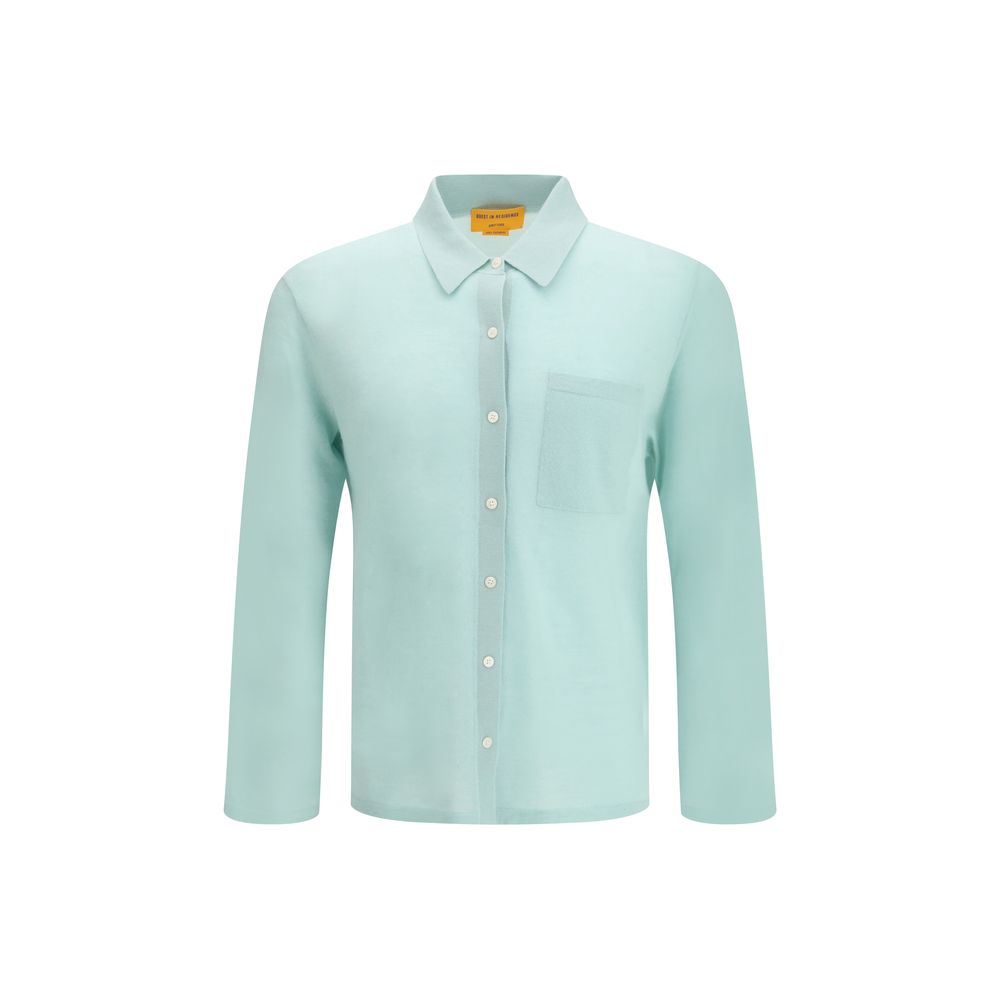 Light Blue Cashmere Pattern Shirt