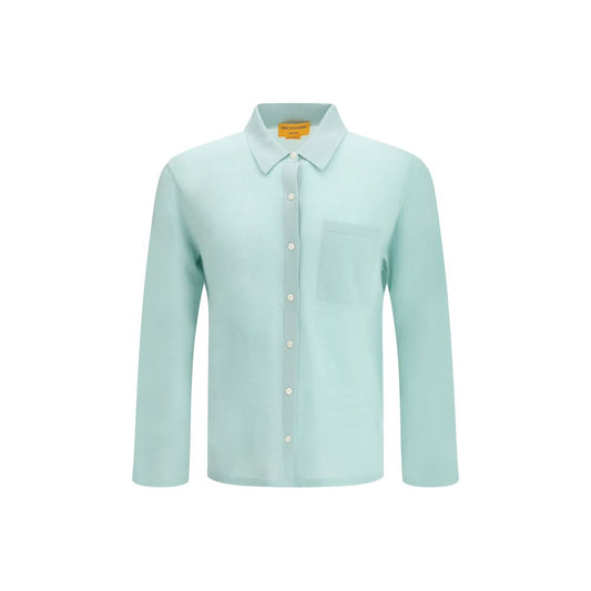 Light Blue Cashmere Pattern Shirt