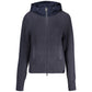 Blu Polyester Women Cardigan