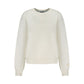 Bianco Cotton Women Sweatshirt