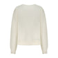 Bianco Cotton Women Sweatshirt