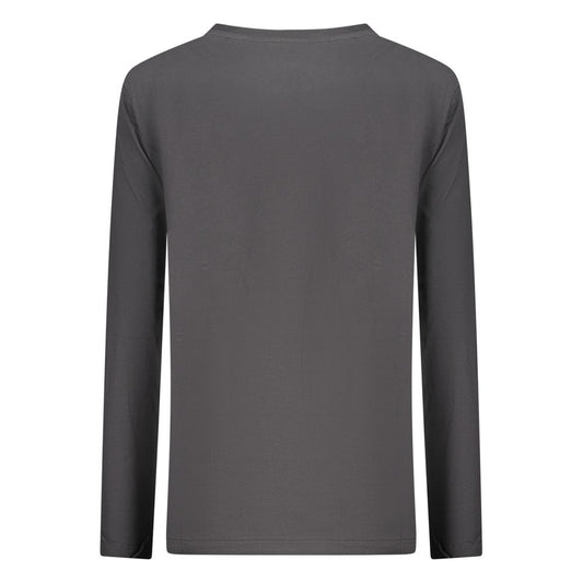 Black Cotton Women T-Shirt