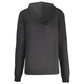 Black Cotton Women Hoodie