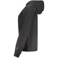 Black Cotton Women Hoodie