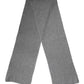 Gray Cashmere Knit Neck Wrap Shawl Scarf