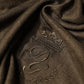 Brown Cashmere Knit Neck Wrap Shawl  Scarf
