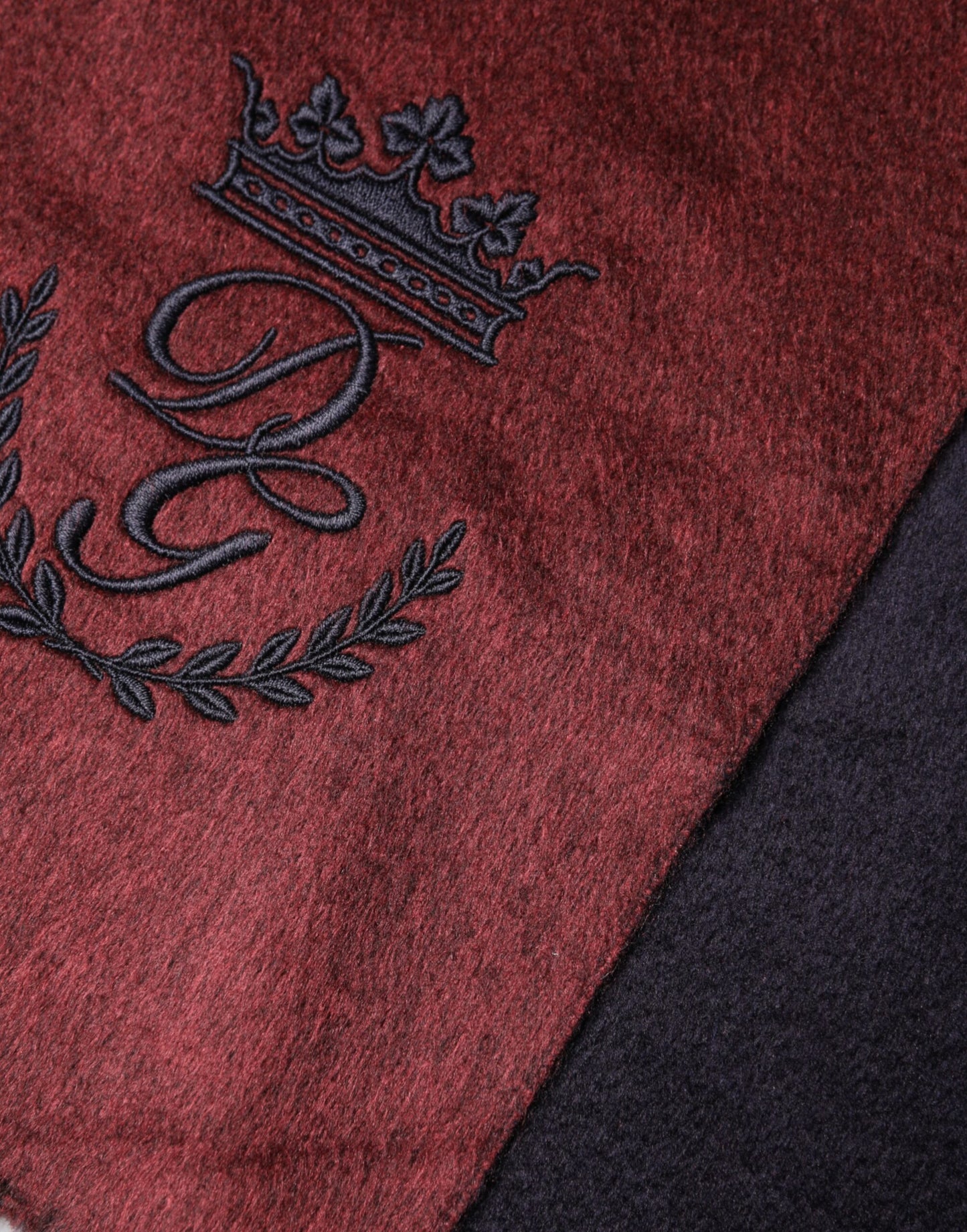 Maroon Silk Neck Wrap Shawl Fringes  Scarf