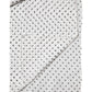 White Polka Dot Polyester Shawl Scarf