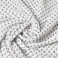 White Polka Dot Polyester Shawl Scarf