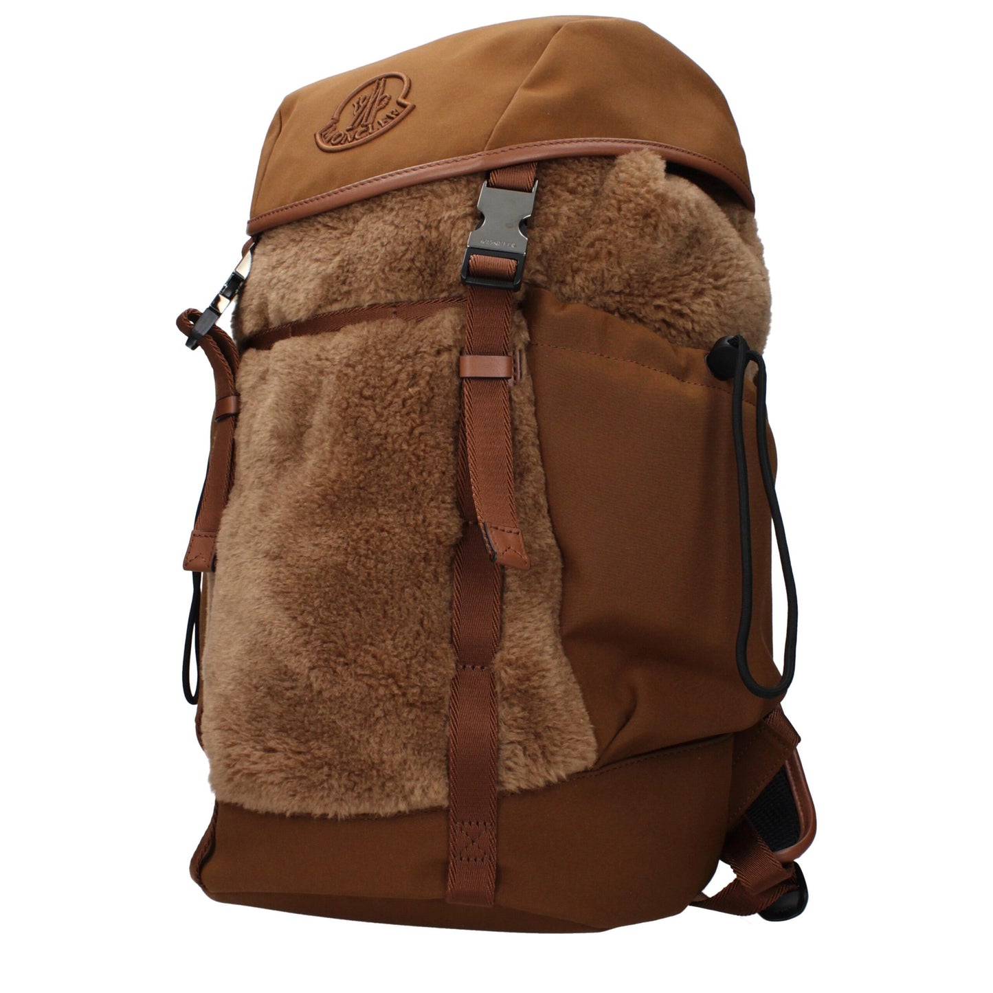 Brown Fabric Backpack
