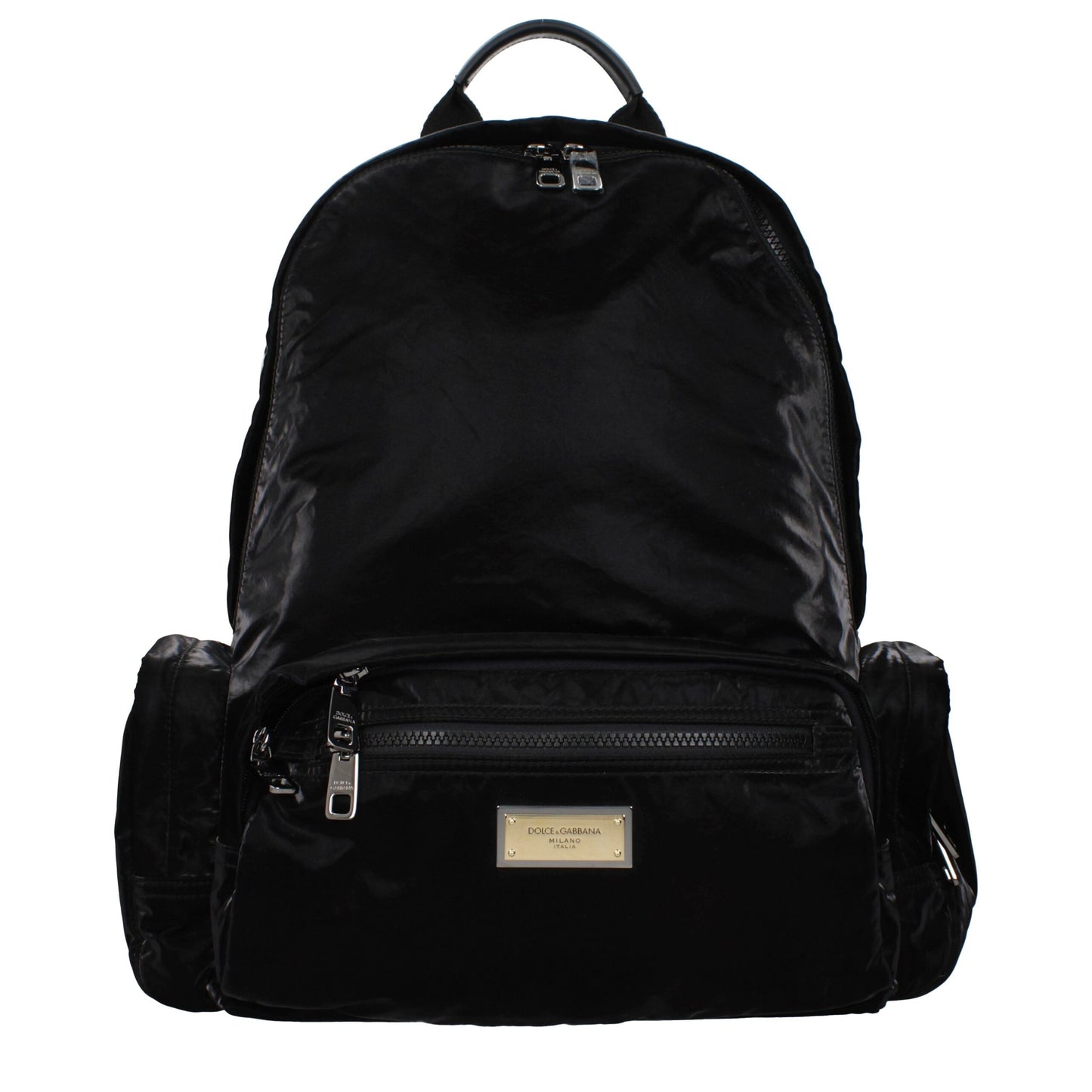Black Nylon Backpack