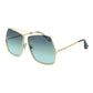 Turquoise Metal Sunglasses
