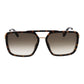 Brown Metal Sunglasses