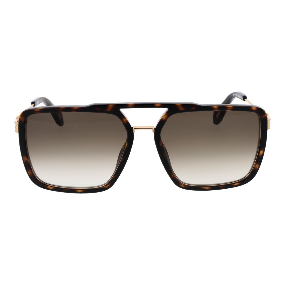 Brown Metal Sunglasses