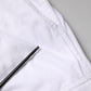 White Cotton Men Cargo Denim Trouser Jeans