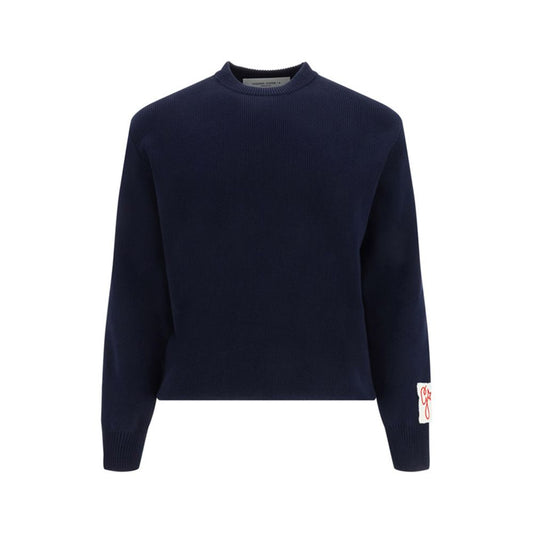 Blue Nylon Sweatshirt