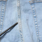 Light Blue Twister Mid Waist Skinny Fit Men Denim Jeans