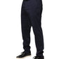 Navy Blue Skinny Chino Mid Waist Men Pants
