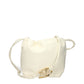 Beige Leather Shoulder Bag