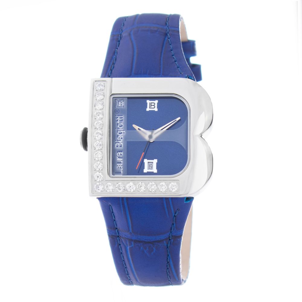 Purple Leather Dress Watch
