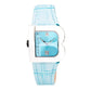 Blue Leather Dress Watch