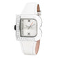 White Leather Dress Watch