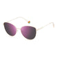 Bicolor Stainless Steel Sunglasses