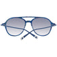 Blue Metal Sunglasses