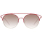 Red Metal Sunglasses