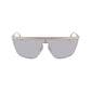 Gray Metal Sunglasses