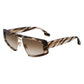 Brown Metal Sunglasses