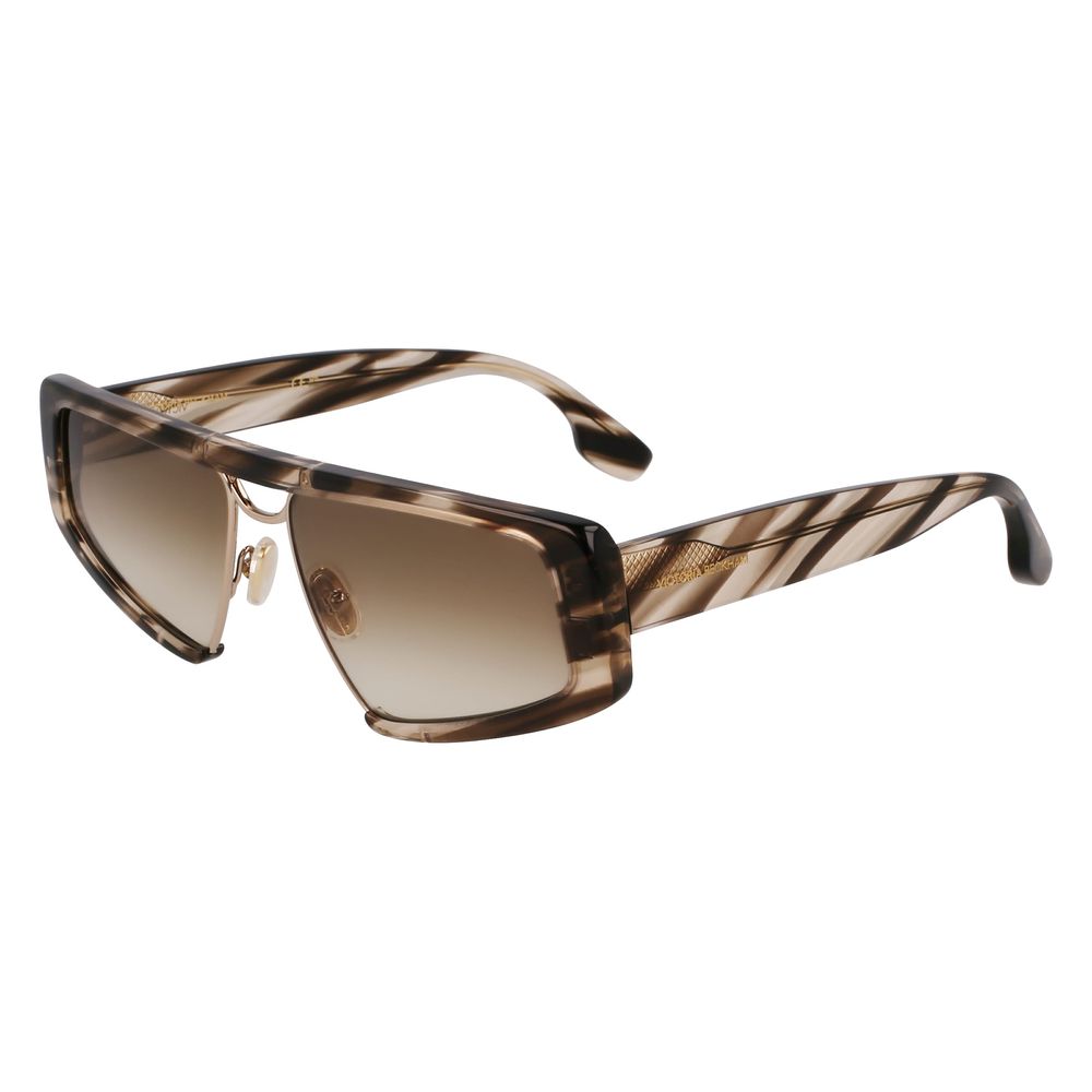 Brown Metal Sunglasses