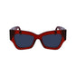 Red Acetate Sunglasses