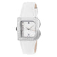White Leather Dress Watch