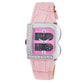 Multicolor Leather Dress Watch