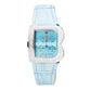 Blue Leather Dress Watch