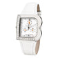 White Leather Dress Watch