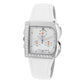 White Leather Dress Watch