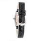 Black Leather Dress Watch