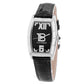 Black Leather Dress Watch